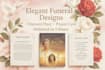 design professional funeral flyers, obituaries, and memorial prayer cards fast