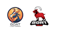 create unique sheep goat logo