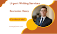 write on economics,essay,  research, statistics, ethics, leadership, finance