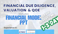 do financial due diligence and valuation