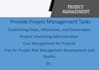 do project management tasks