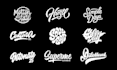 design a unique hand lettering and typography logo