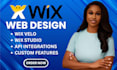 redesign wix website make website,edit wix website on wix studio editor wix velo