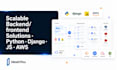 develop scalable python, django, and js backend solutions with AWS