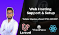 support you to host your wordpress, laravel, reactjs site