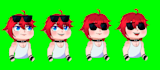 animated 2d stylized avatar