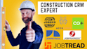 setup jobtread acculynx jobber, jobnimbus, coconstruct, jobprogress construction