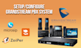 setup and configure grandstream pbx system with IP phones