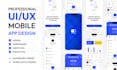 do ui ux design, app ui design, mobile app design and figma design app
