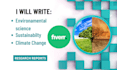 write environmental sciences , sustainability and climate change