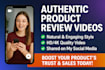 do product review videos