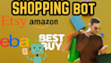 create shopping bot monitor bot offerup for amazon etsy bestbuy ebay gumtree bot