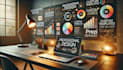 design dynamic prezi, powerpoint, google slides presentation