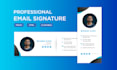 design clickable HTML email signature footer