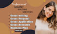create grant proposal, grant writing for small businesses, startups, nonprofit