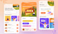 develop meditation app, affirmation app, yoga app, and fitness app