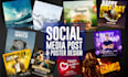 design creative social media post, ad design, instagram post, facebook add, post