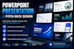 powerpoint presentation and pitch deck design