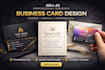 create professional custom buisness card in 24 hours