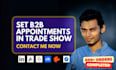 set b2b appointments in trade show