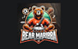 design a unique bear marimba mascot logo within two day