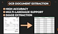 do precise text extraction from images and pdfs with python ocr expertise