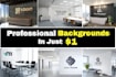 design ms teams and zoom virtual background with your logo