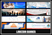 design a professional and attractive linkedin banner
