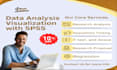 do data analysis, coding, visualization, and report with IBM spss statistics