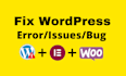 fix wordpress issues, errors, problems within 1hours