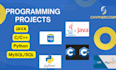 do c cpp, c sharp, python and matlab programming projects