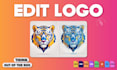 edit, update and modify your logo