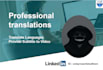 be here to translate languages professionally