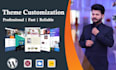 customize avada, divi, elementor, or any wordpress theme professionally