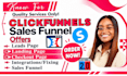 clickfunnels landing page, ghl systeme landing page,sales funnel in click funnel