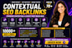 create high quality SEO contextual backlinks with white hat link building