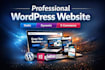 build a static, dynamic or ecommerce wordpress website