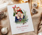 draw custom family christmas card