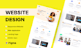 design figma website responsive website and website design