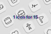 design 1 custom icon for 1 dollar