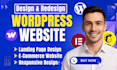 build, design, redesign or copy clone wordpress website