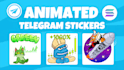 do telegram animated stickers for your crypto meme coin