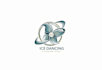 make good looking clean ice dancing logo
