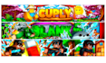 illustrate cartoon banner for youtube