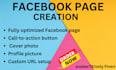 create, setup a facebook business page