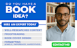 be your ebook ghostwriter, amazon kindle ebook writer, ghost book writer