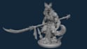 3dmodel custom action figure, sculpt tabletop mini character stl for 3d printing