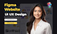 design figma website uiux, web prototype, UX research, figma autolayout