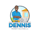 design awesome handyman character cleaning logo