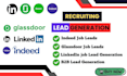 collect recruitment b2b leads for staffing agencies